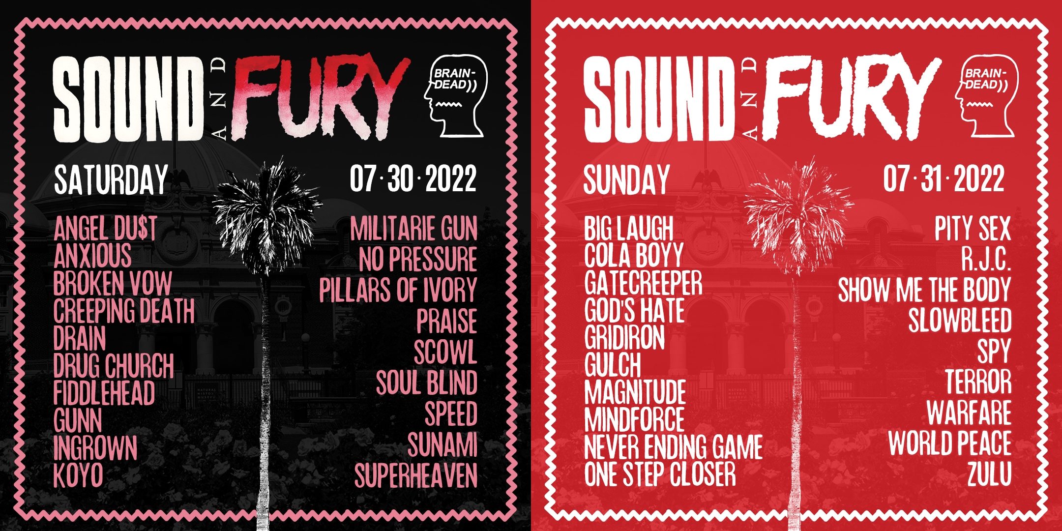Brain dead sunami gulch sound and fury collab 2022 blog.knak.jp
